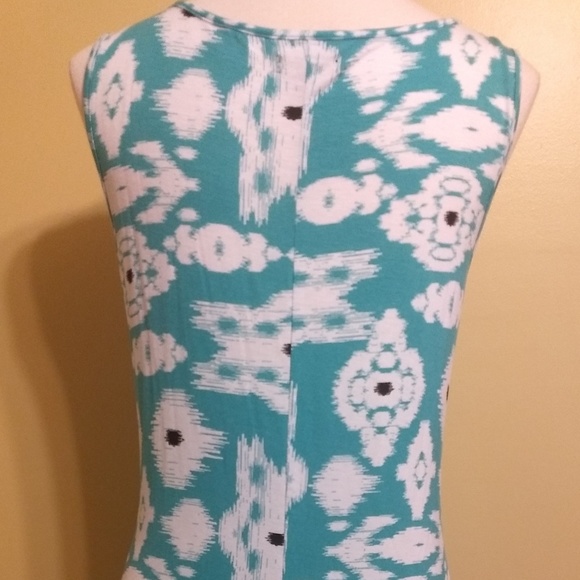 New Directions teal sundress sz large NWT *Z - Picture 4 of 4